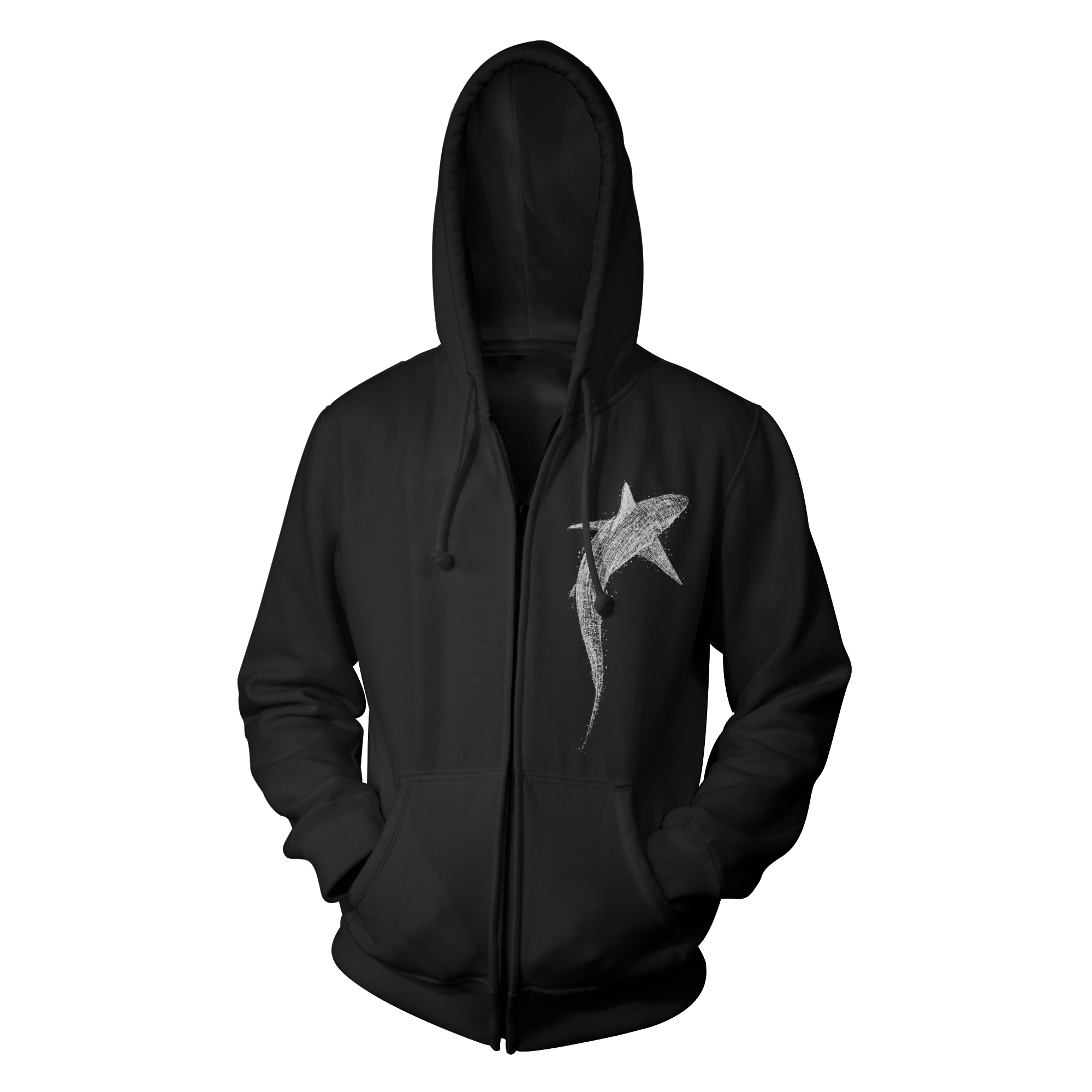 PELAGIC RECORDS 15TH ANNIVERSARY // HUMBLE IN TRIUMPH - SHARKS ZIPPER HOODIE