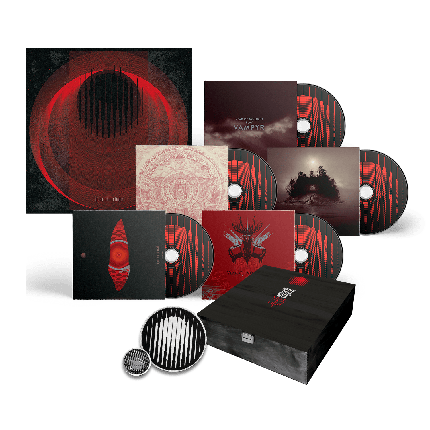 YEAR OF NO LIGHT // MNEMOPHOBIA - LTD. EDITION WOODEN DELUXE 5CD BOXSET
