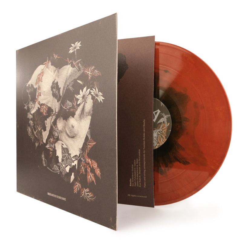BAULTA // ANOTHER SECOND CHANCE - RED/GOLD RUSTY MARBLE WITH BLACK CENTER BLOB (2LP)