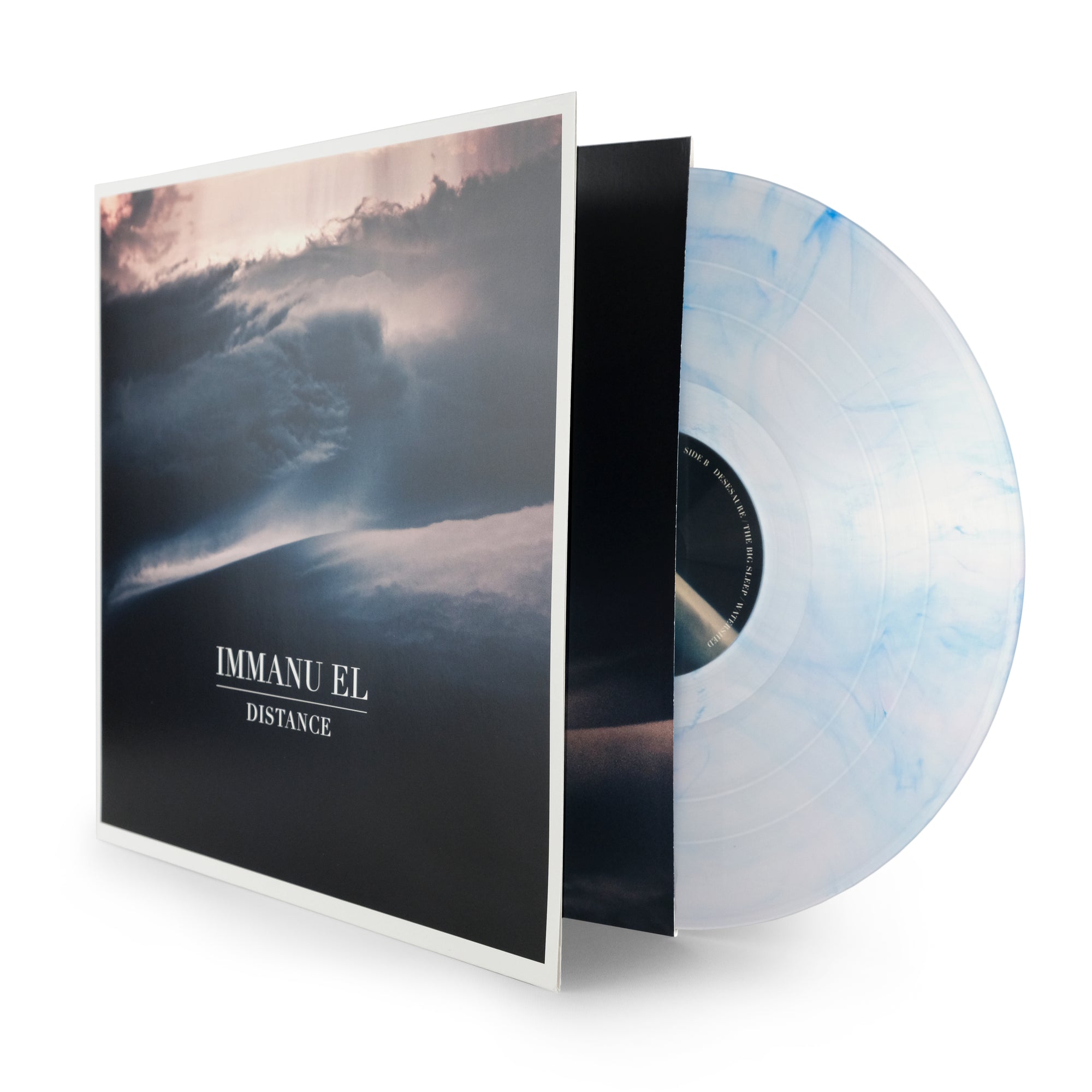 IMMANU EL // DISTANCE - ULTRA CLEAR ROSE W/ DARK BLUE SMOKE (LP)