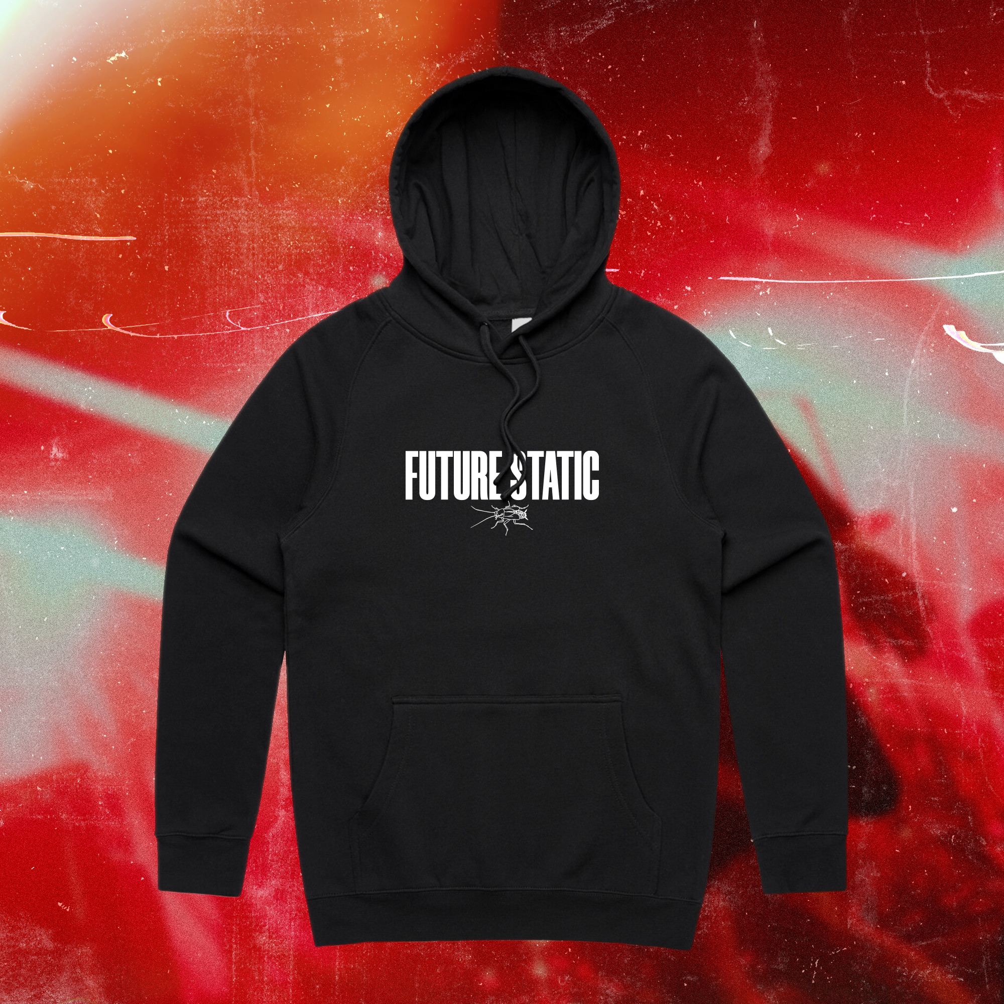 FUTURE STATIC // EMBROIDERED ROACH HOODIE
