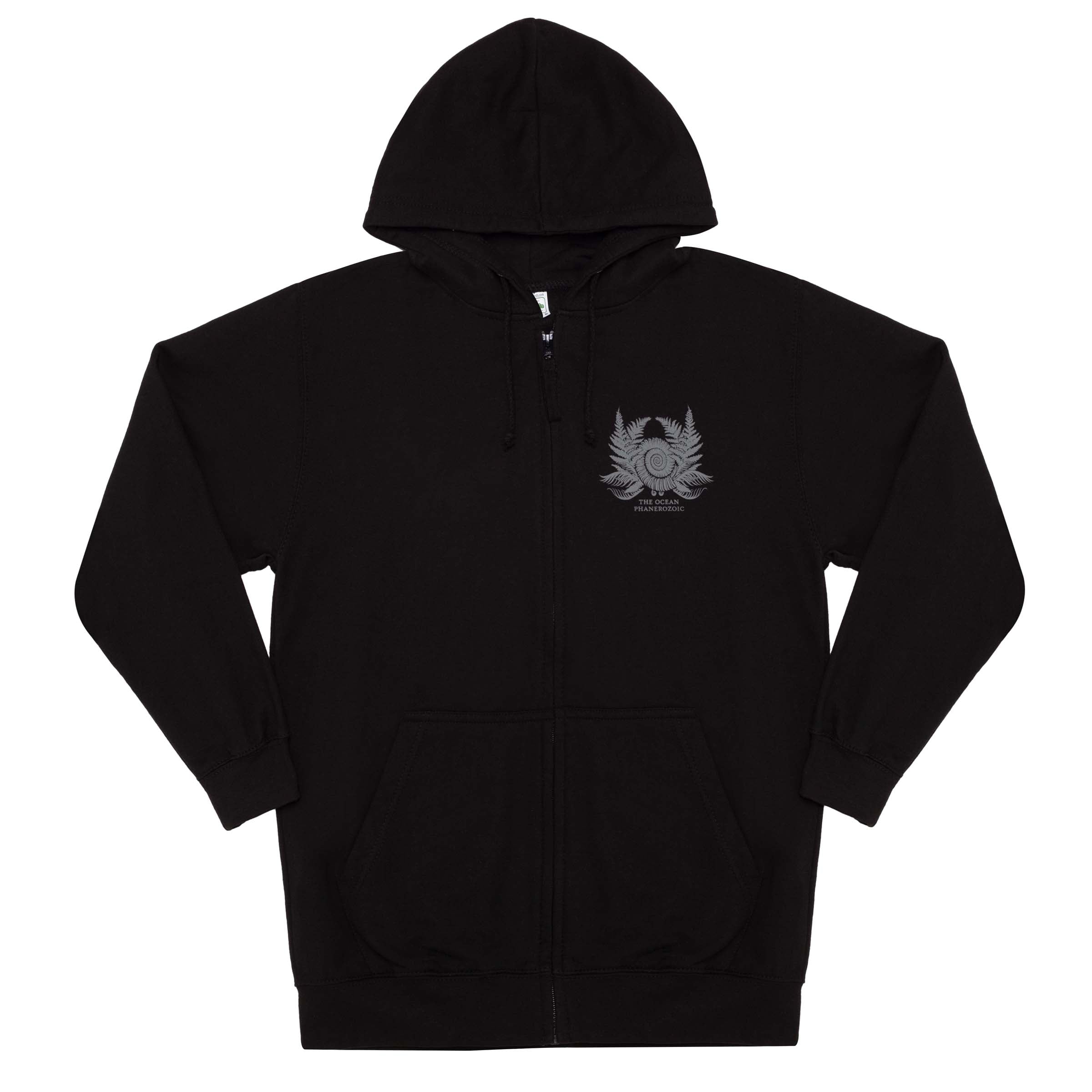 THE OCEAN // PHANEROZOIC I - AMMONITE BLACK HOODIE - Wild Thing Records