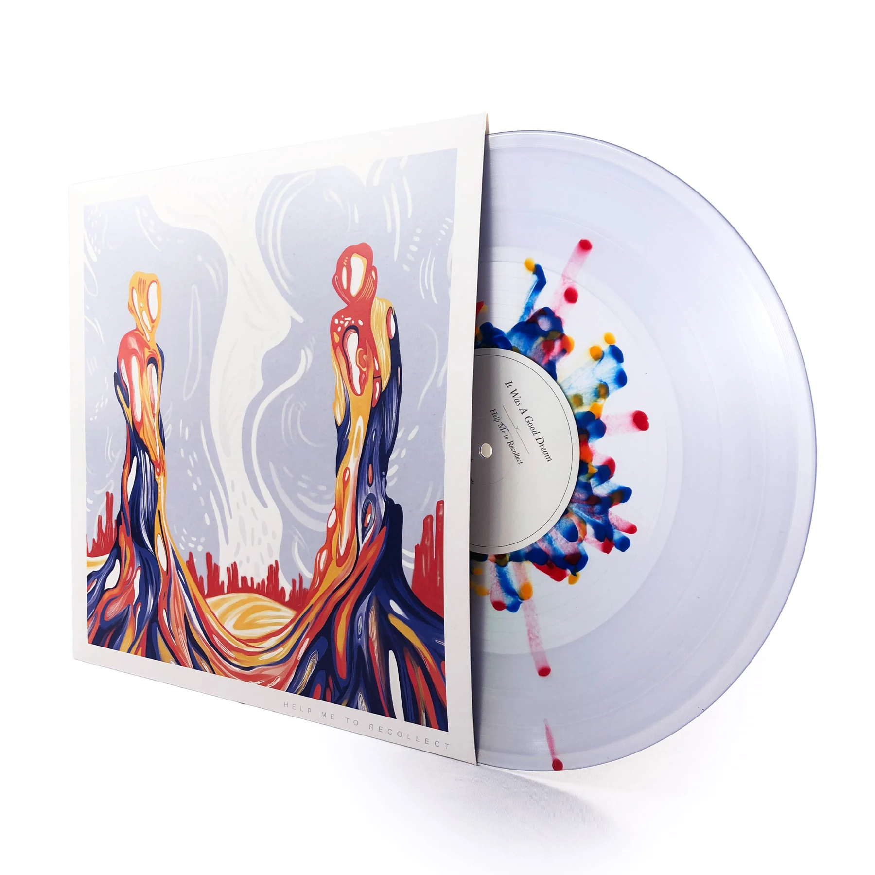 IT WAS A GOOD DREAM // HELP ME TO RECOLLECT - CRYSTAL CLEAR WITH BLUE/ORANGE/RED SPLATTER VINYL (LP)