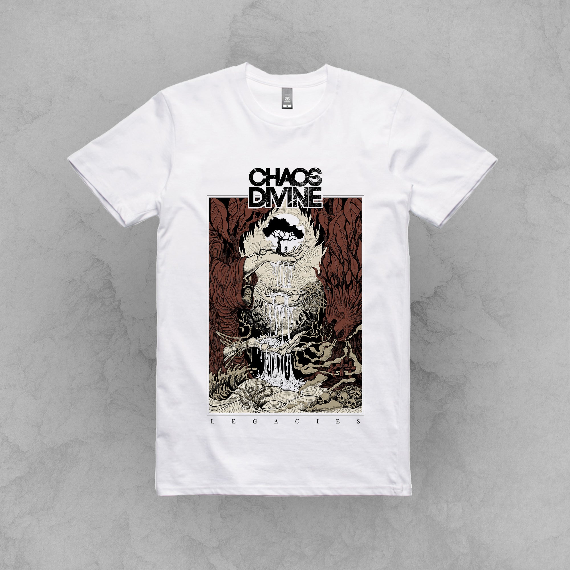 CHAOS DIVINE // LEGACIES - T-SHIRT (WHITE)